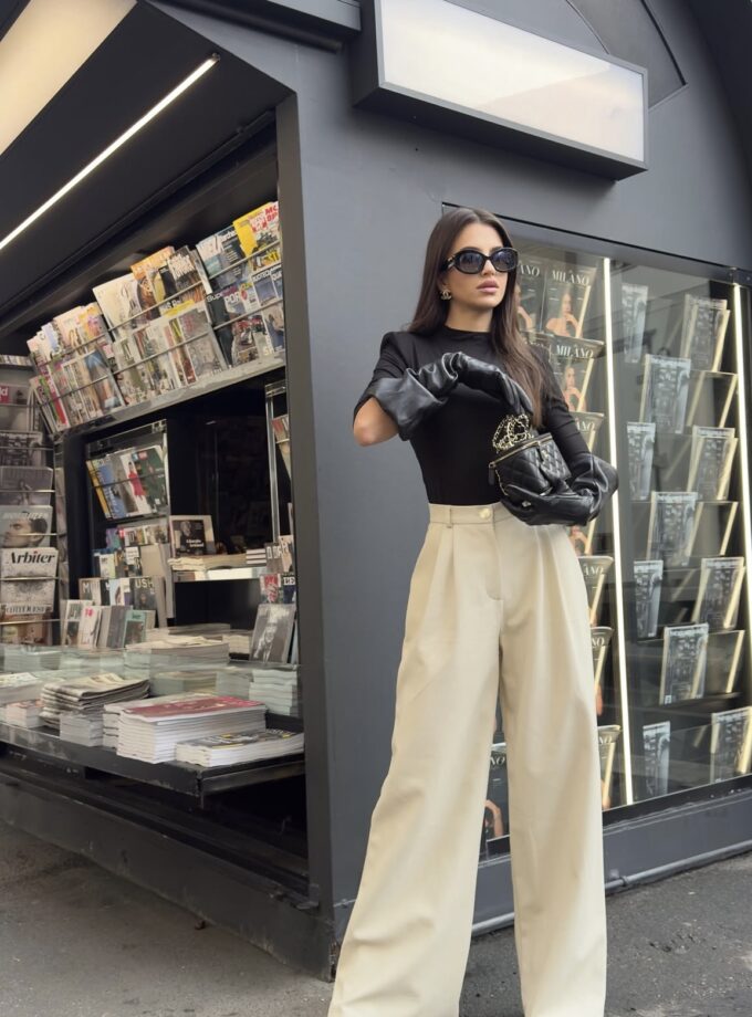 SPODNIE STREETSTYLE ECO- CREAM